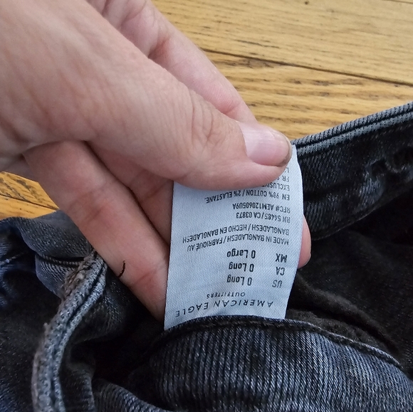 American Eagle size 0 black jeans - Picture 4 of 5